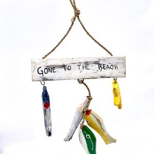 Monkey Business Gone To The Beach Ornament